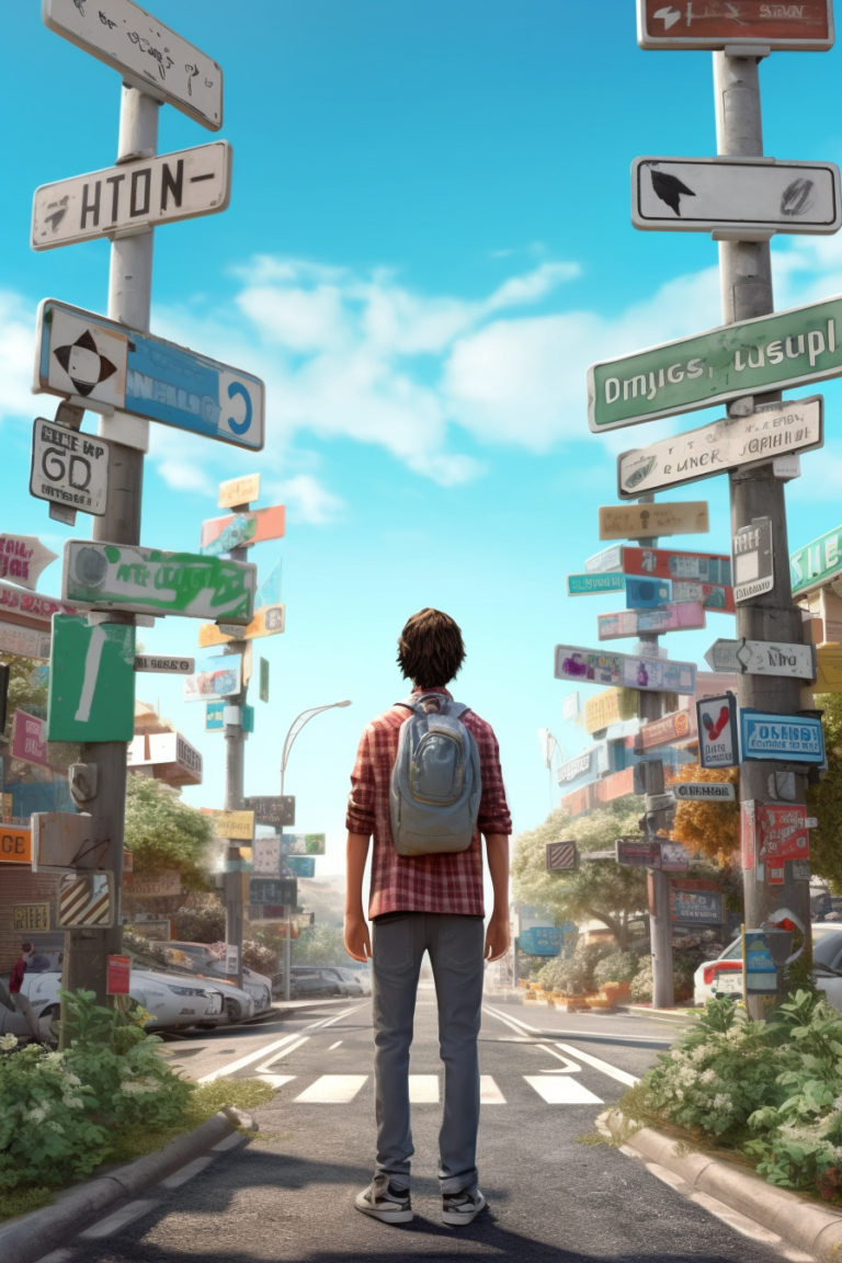 Lucidius_A_person_standing_at_the_crossroads_of_Good_Habits_png